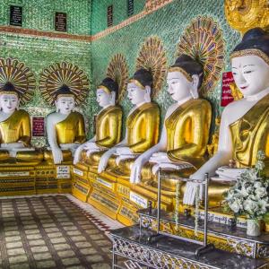 BUDA TAPINAĞI SAGAING MYANMAR (BURMA) - 10