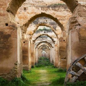 OLD ROYAL STABLES IN MEKNES MOROCCO - 0