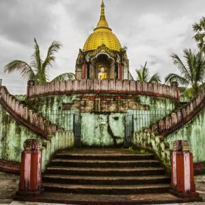 VIEW OF TEMPLES AT BAGAN MYANMAR (BURMA) - 4