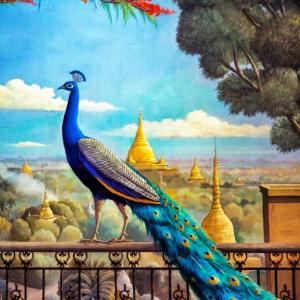  WALL PAINTING MYANMAR (BURMA) - 6